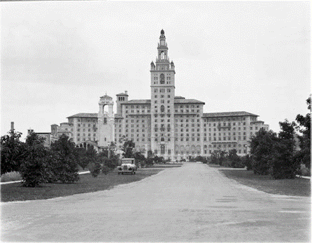 Exterior of hotel