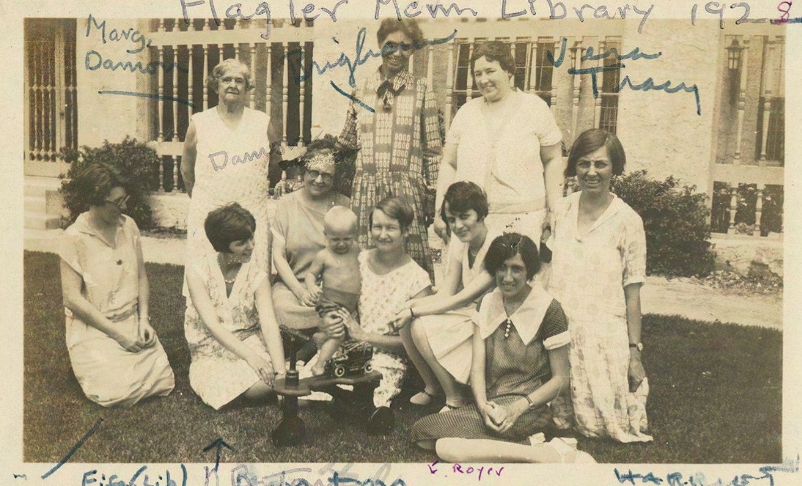 Group of women posing for videos