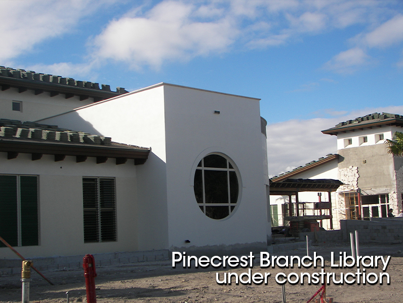 Library under construction